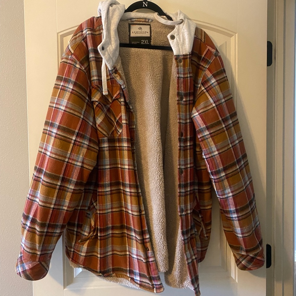 2 XL Legendary Whitetails Flannel Jacket